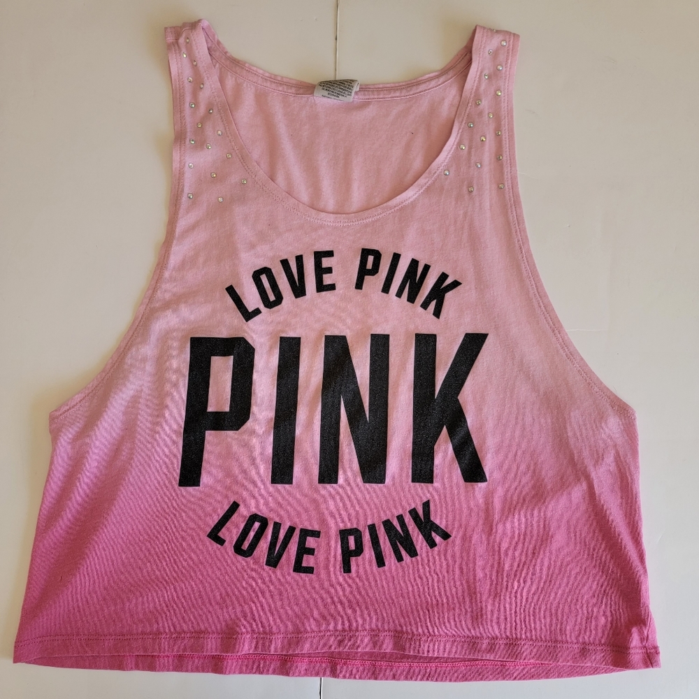Victoria's Secret PINK Crop Tank Top Size Small